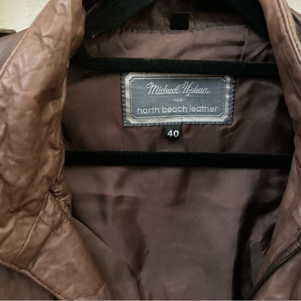 Michael Hoban Vintage Leather Coat